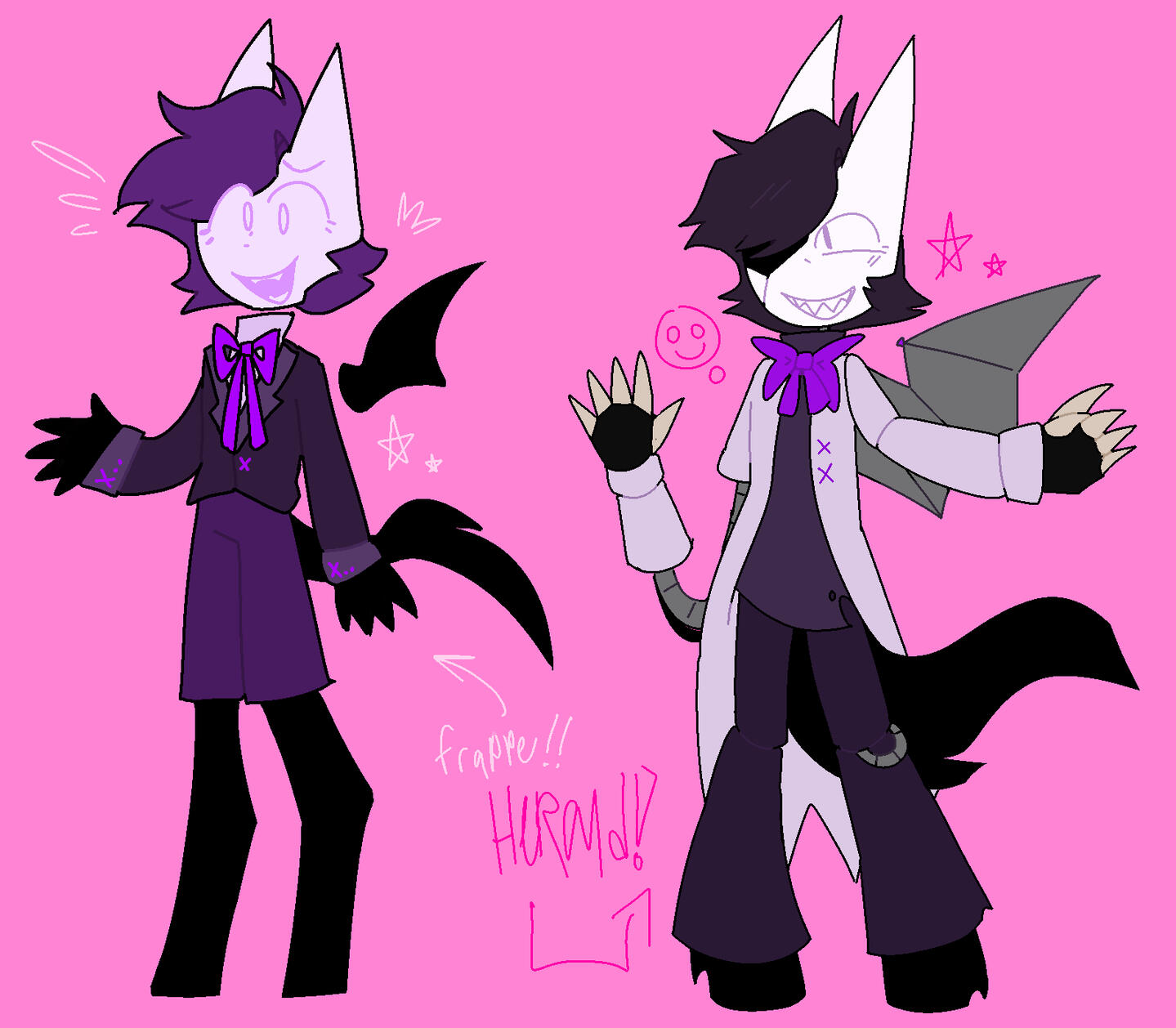 My sonas of Frappe and Herald, made on 7/3/23